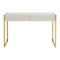 SCHREIBTISCH - 120 cm x 60 cm - Holz, Platte - Beige - MASON - Beige, Holz (60/120/75cm) - Vente-Unique