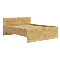 BETT 160x200 cm Eiche Artisan - mit Lattenrost - Modena - Eiche Artisan, Holz - Ravio