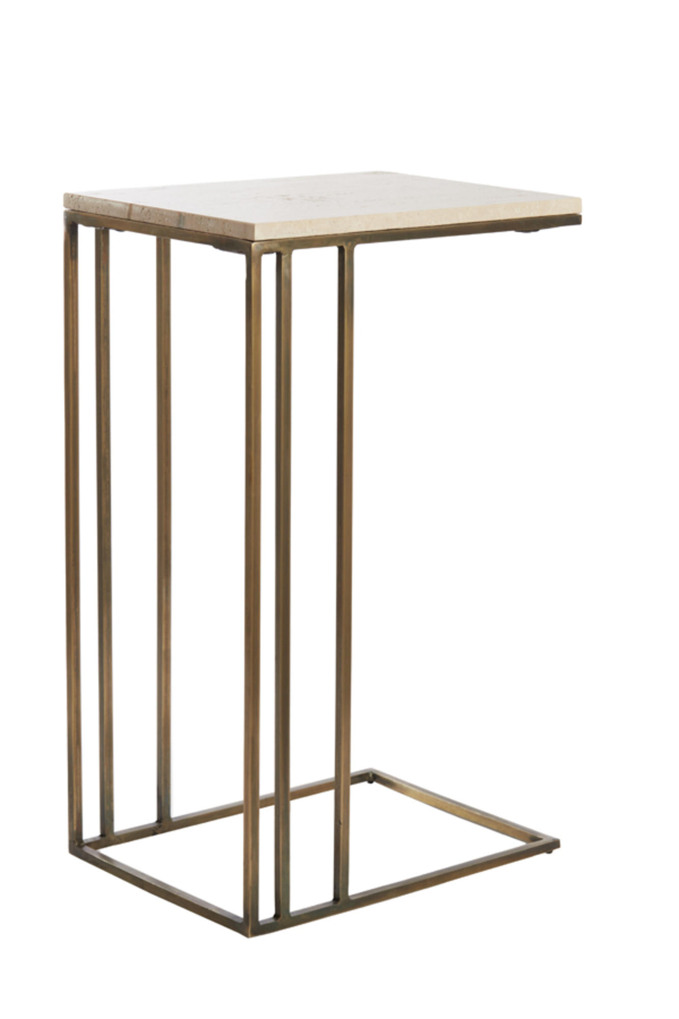BEISTELLTISCH Roshan Braun 41/31/66 cm - Bronzefarben, Metall (41/31/66cm) - Light & Living