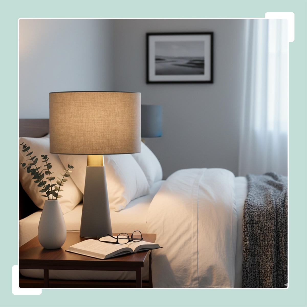 TISCHLAMPE - Multicolor, Textil/Metall (40/40/47cm) - Relaxdays