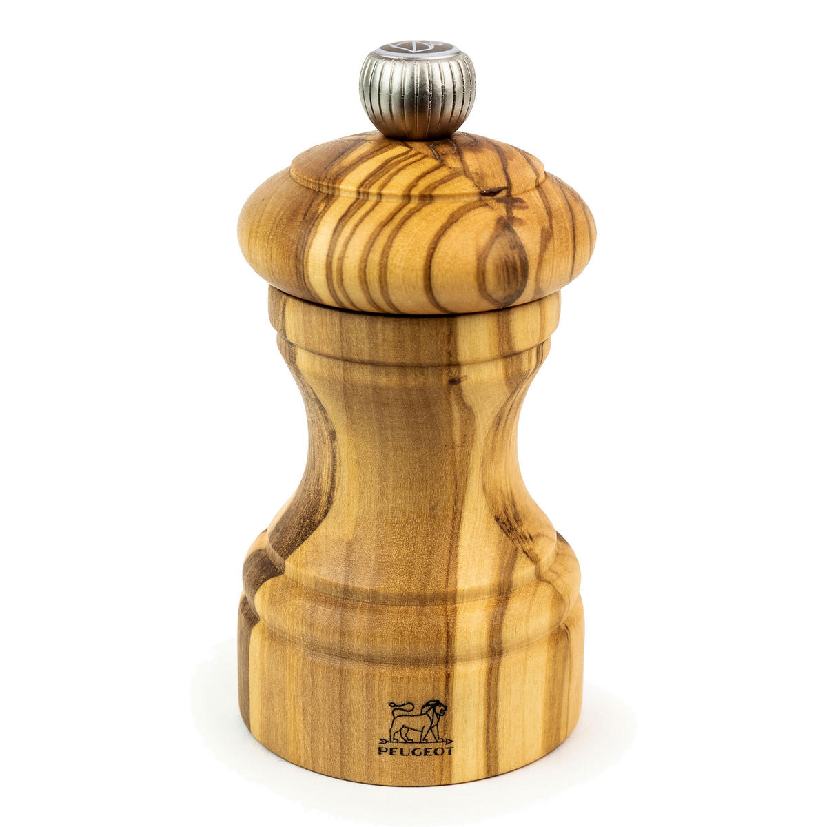 SALZMÜHLE Bistro 10cm Olivenholz Stahlmahlwerk - Braun, Holz (5.3/10/5.3cm) - PEUGEOT