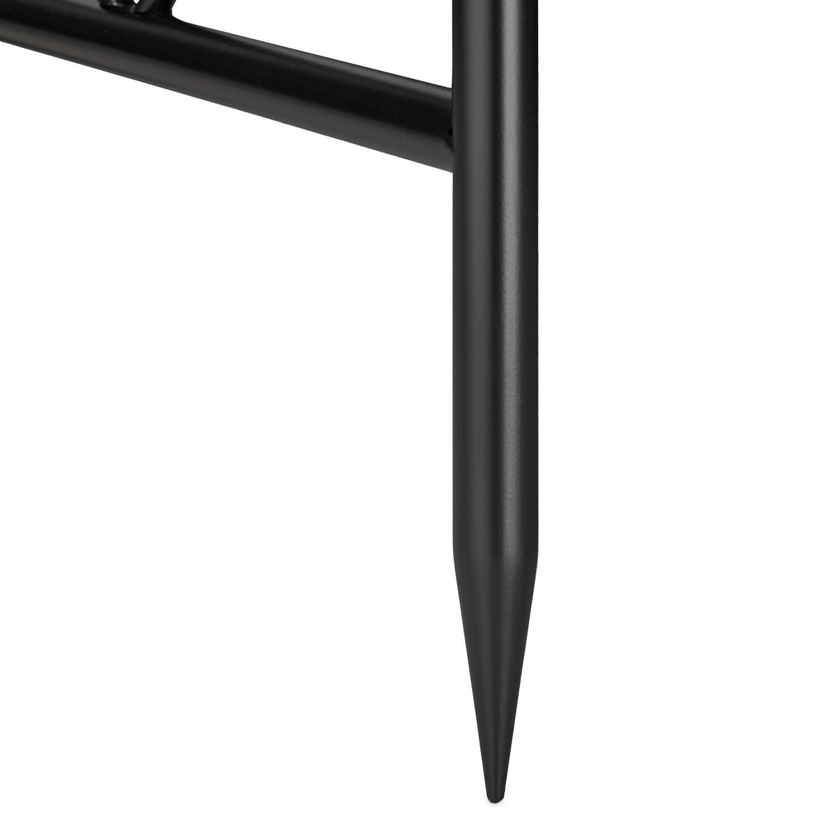 ROSENBOGEN - Schwarz, Metall (100/230/40cm) - Relaxdays