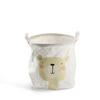 AUFBEWAHRUNGSKORB Bär - Canvas, Weiß - Ø 30cm - Creme, Textil (30/30cm) - Zeller Present