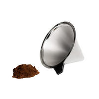 KAFFEEFILTER Kaffee-/Teefilter - Edelstahl - Silberfarben, Metall (14/9/11cm) - Jay Hill