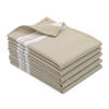 GESCHIRRTÜCHER, 5er-Set, 50x70 cm, 100% Baumwolle, Beige - Beige, Textil (50/70cm) - Zollner