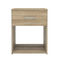 NACHTSCHRANK Eiche Dekor - Eichefarben, Holzwerkstoff (38/48/36cm) - ebuy24