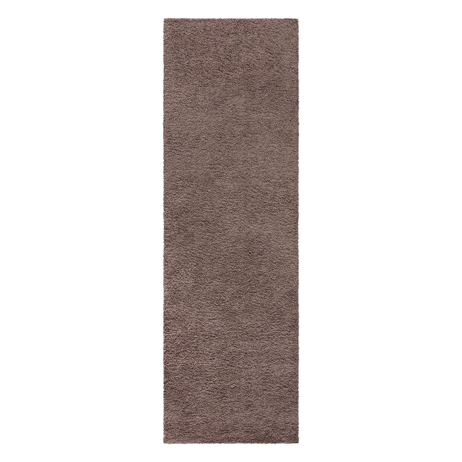 HOCHFLOR-TEPPICH City Shaggy 500 Braun 80x300 cm - Braun, Textil (80/300cm) - carpet city