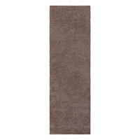 HOCHFLOR-TEPPICH City Shaggy 500 Braun 80x300 cm - Braun, Textil (80/300cm) - carpet city