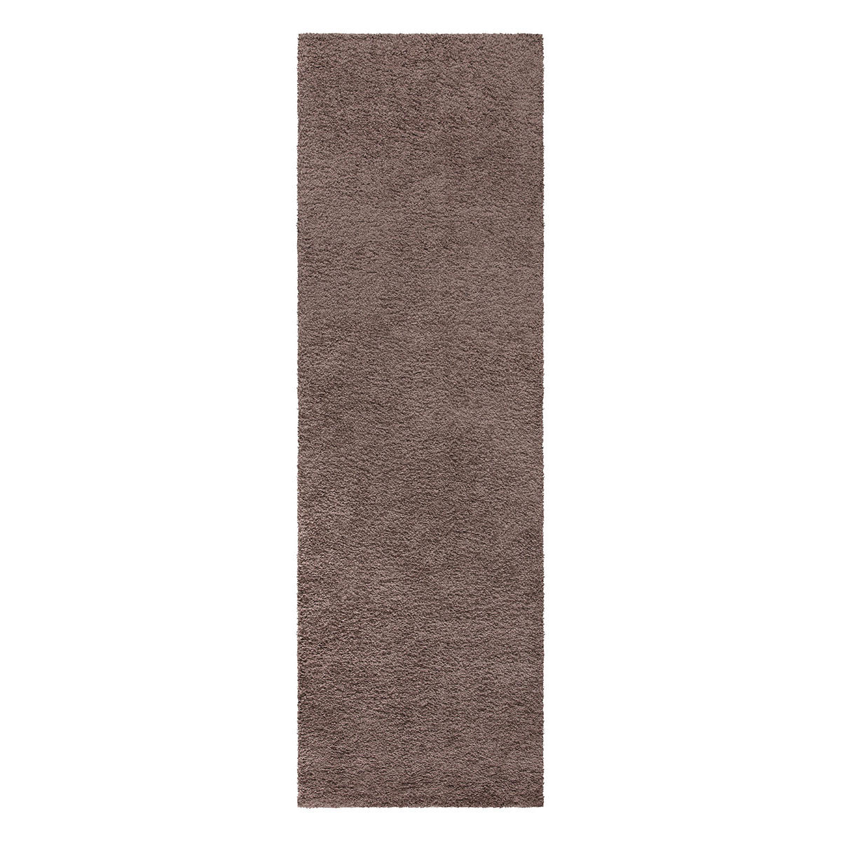 HOCHFLOR-TEPPICH City Shaggy 500 Braun 80x300 cm - Braun, Textil (80/300cm) - carpet city