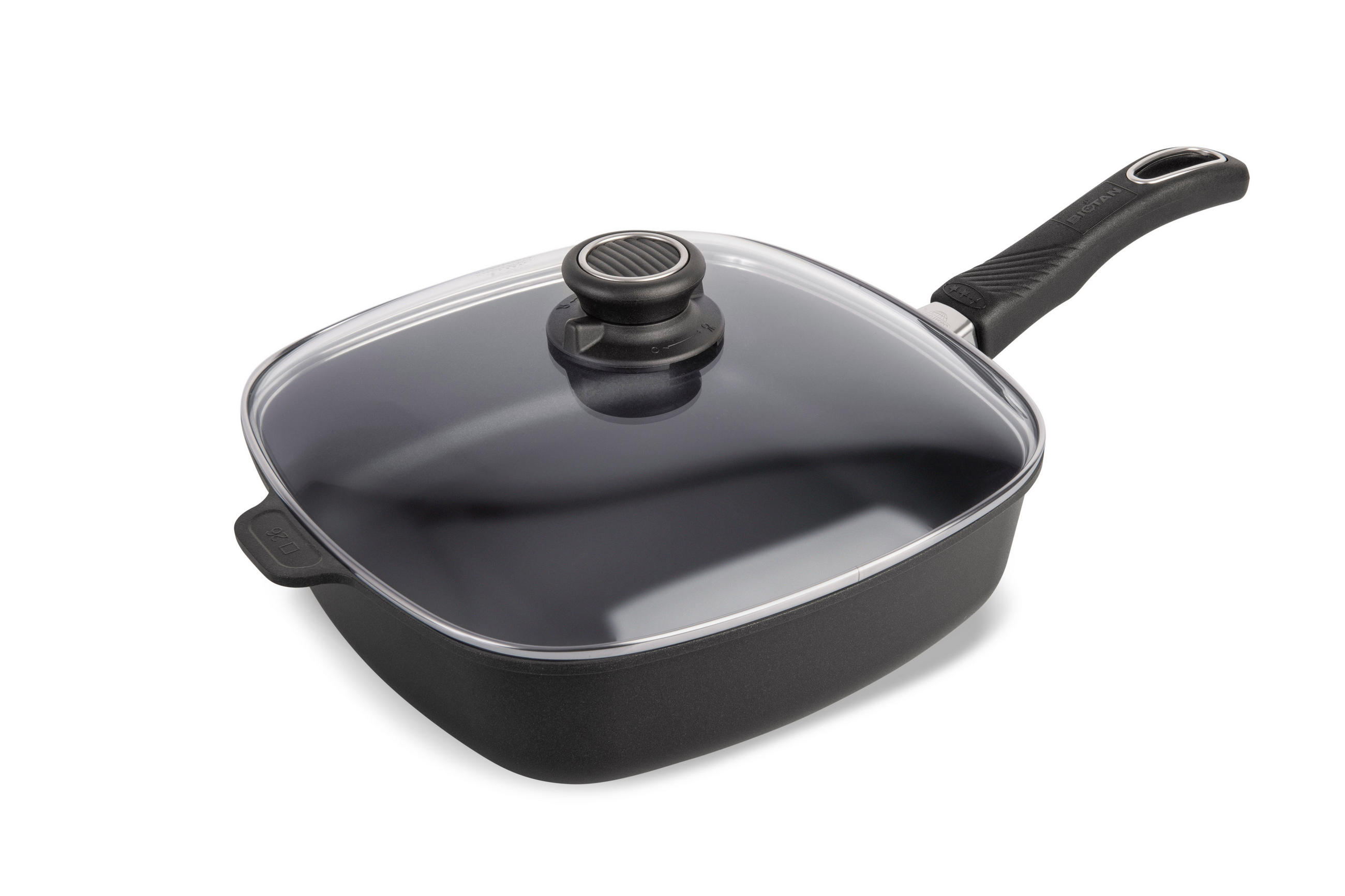 KASSEROLLE ⌀26cm - Schwarz, Kunststoff/Metall (26cm) - Gastrolux
