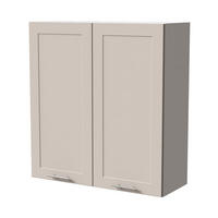 HÄNGESCHRANK Oslo W4/90 Weiß / Kaschmir Matt 90 / 32,5 / 96cm - Kaschmir/Weiß, Holz/Holzwerkstoff (90/96/32.5cm) - Feldmann-Wohnen