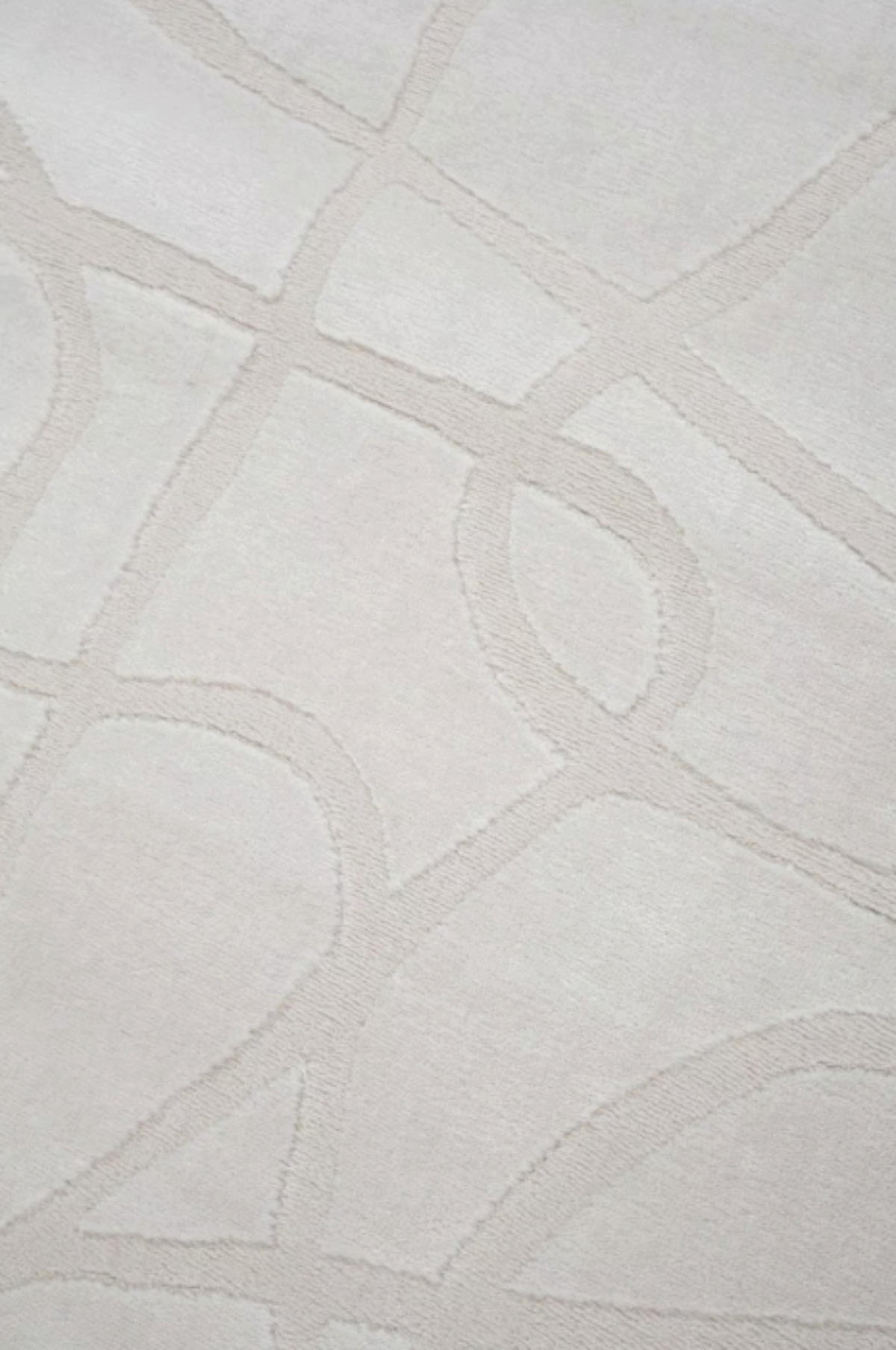 TEPPICH modern Flachgewebe BANQUISE Weiß 120 x 170 cm - Weiß, Textil (120/170cm) - Novatrend