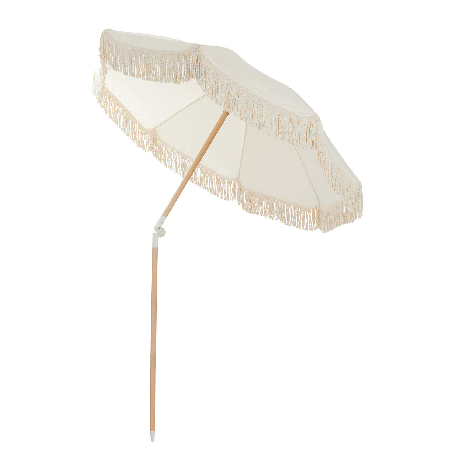 STRANDSCHIRM Boho Lounge - Beige, Holz/Textil (160/160cm) - Butlers