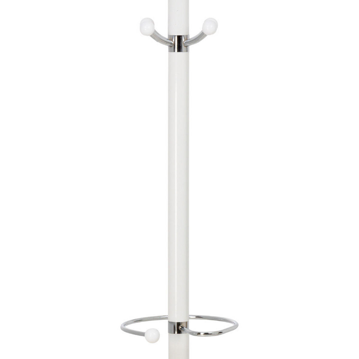 GARDEROBE aus metall 36x172cm - Weiß, Metall (36/172/36cm) - Wanderlust