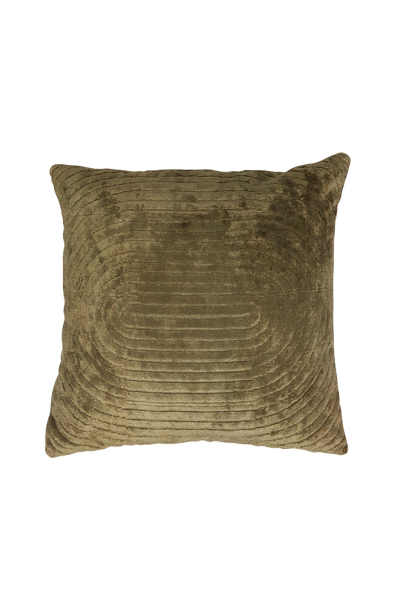 DEKOKISSEN Ruhla Grün 45/45 cm - Grün, Textil (45/45cm) - Light & Living