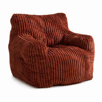 SOFA,ROT Cordbezug, Polstersessel Relaxsessel für Wohnzimmer Schlafzimmer - Rot, Textil (100/70/94cm) - PARAFTA HOME