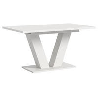 ESSTISCH weiß, Küchentisch ausziehbar 150 - 190 cm - Weiß, Holzwerkstoff/Metall (150/90/76cm) - Inn.Furn