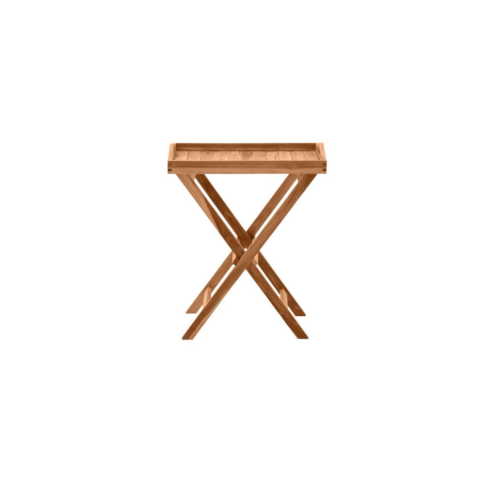 Thumbnail - TPFGarden Serviertisch, Natur, Holz, 60x65x40 cm, Gartenmöbel, Gartentische, Gartentische