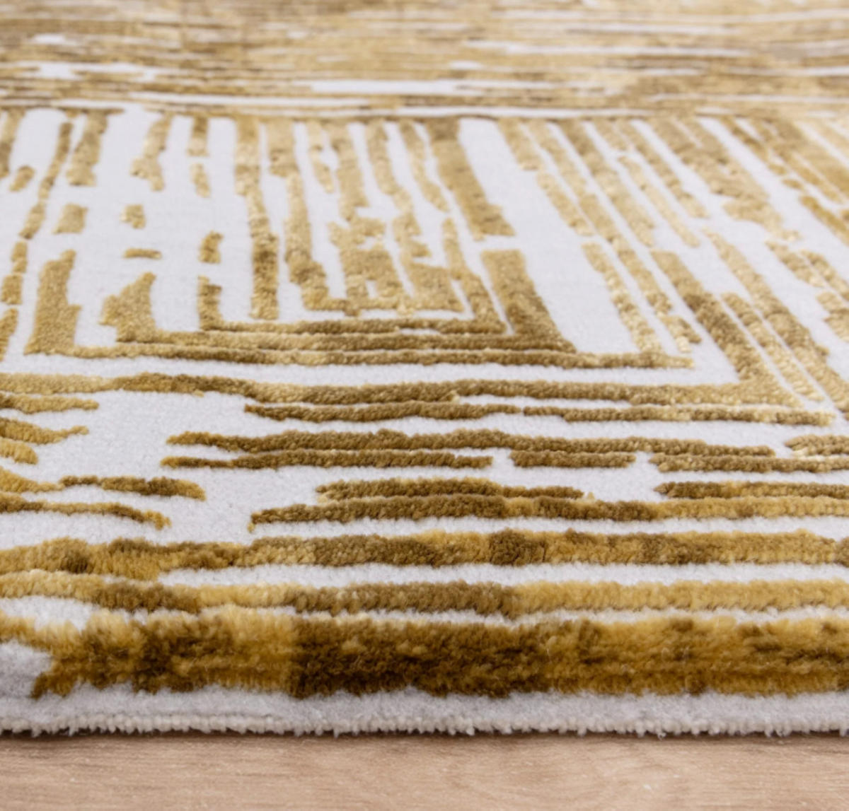 TEPPICH modern Wohn-/Schlafzimmer ZUKA SKETCH Gelb 160 x 230 cm - Gelb, Textil (160/230cm) - Novatrend