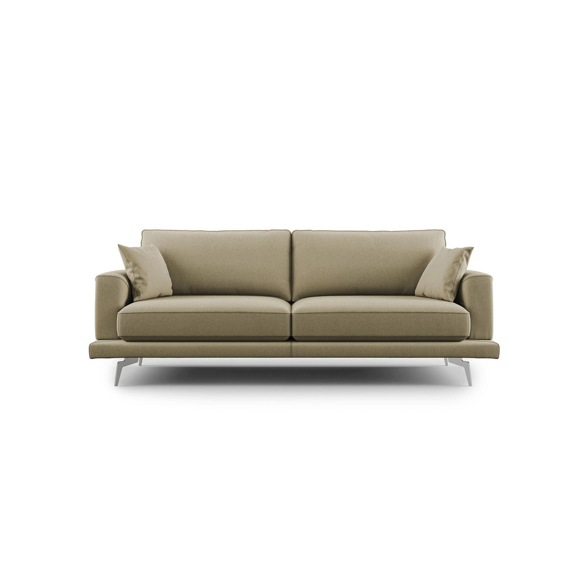 LINEARSOFA Dorian - Beige, Textil (218/88/93cm) - Divani.store