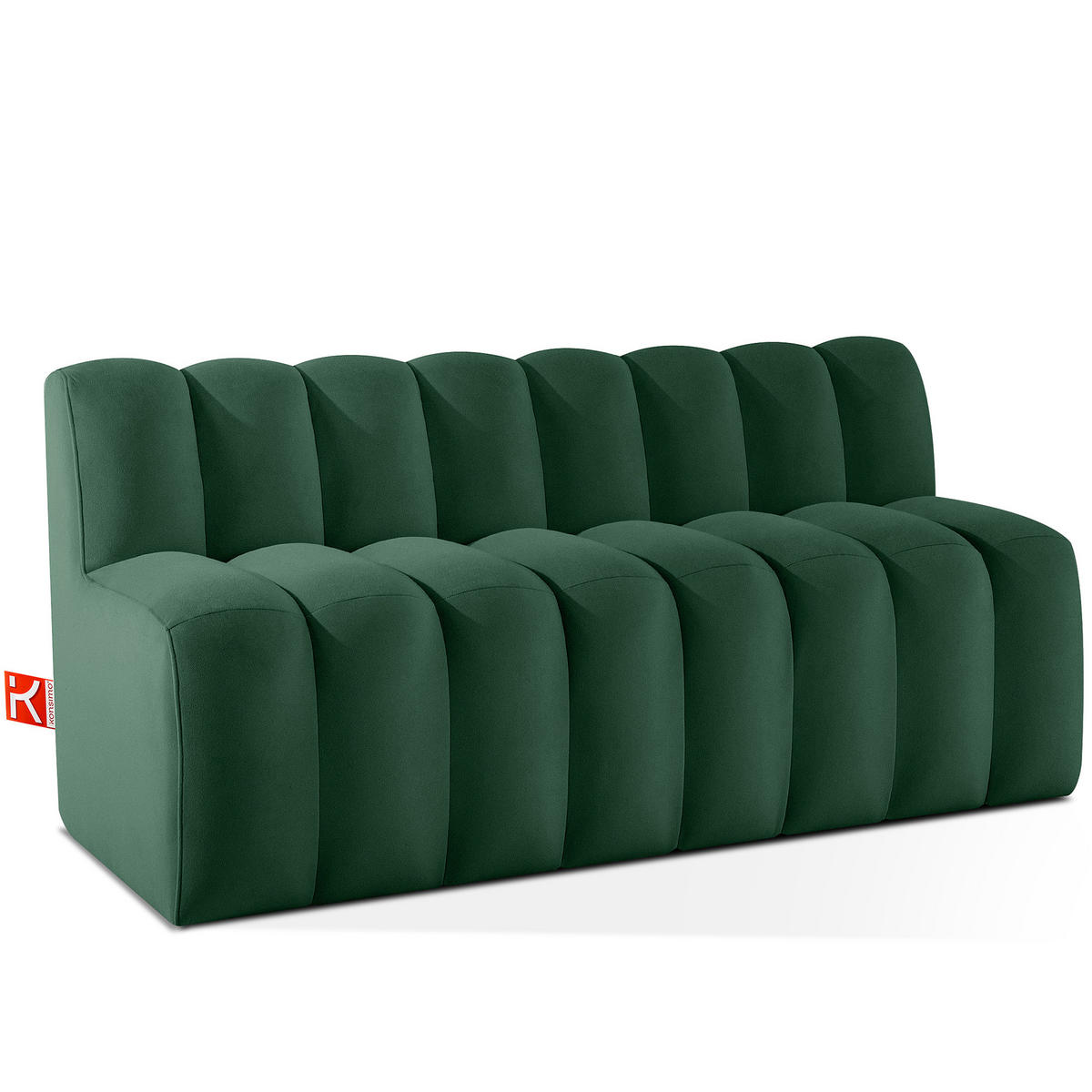 ESSZIMMERBANK CORDA, Dunkelgrün - Dunkelgrün, Holz/Holzwerkstoff (163/78/71cm) - KONSIMO®