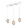 HÄNGELEUCHTE Echos 3-flammig Klar Ø 18cm - Klar/Weiß, Glas (18/18/20cm) - s.luce