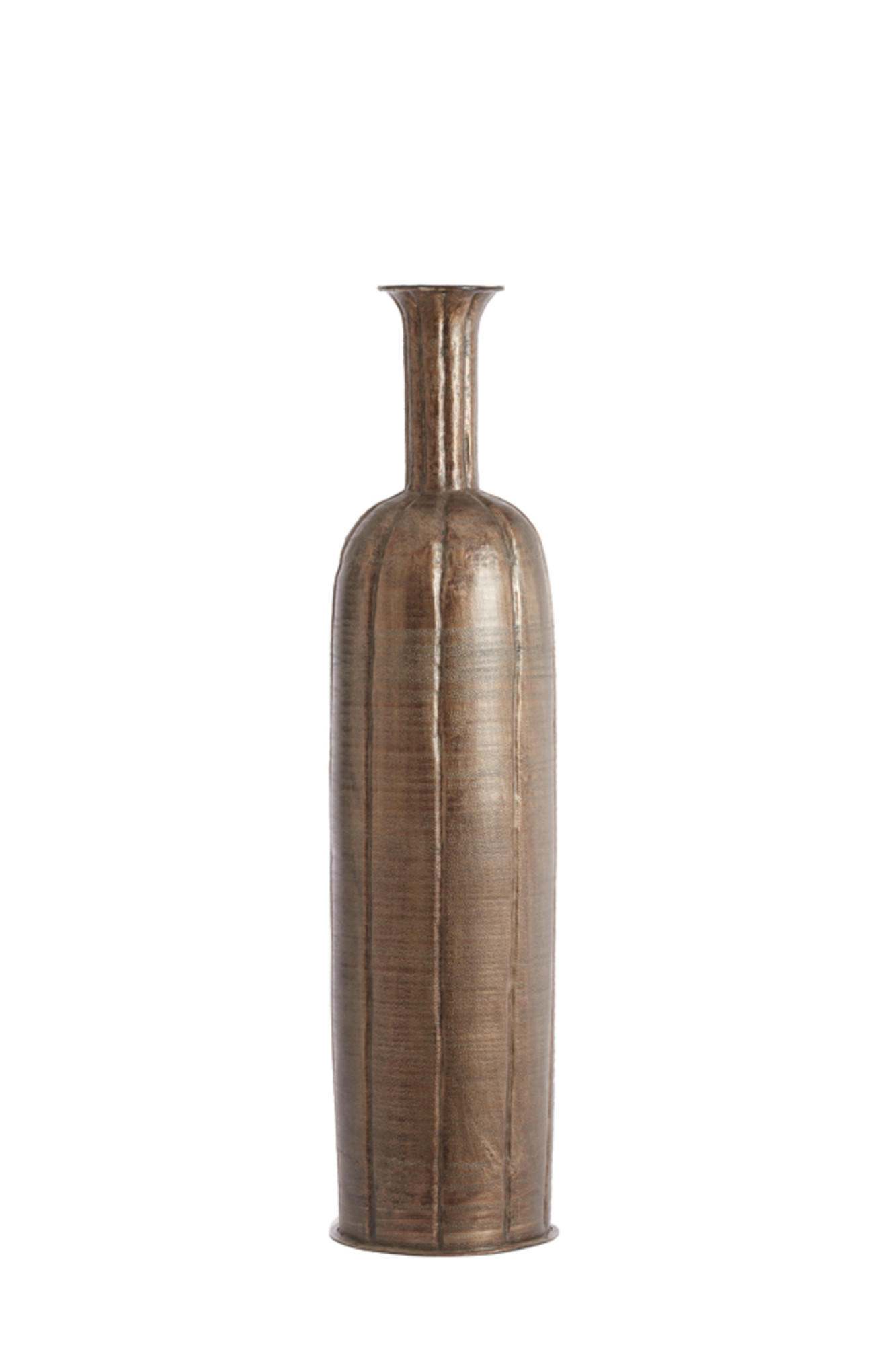 VASE Parto Braun Ø22,5/93 cm - Braun, Metall (93cm) - Light & Living