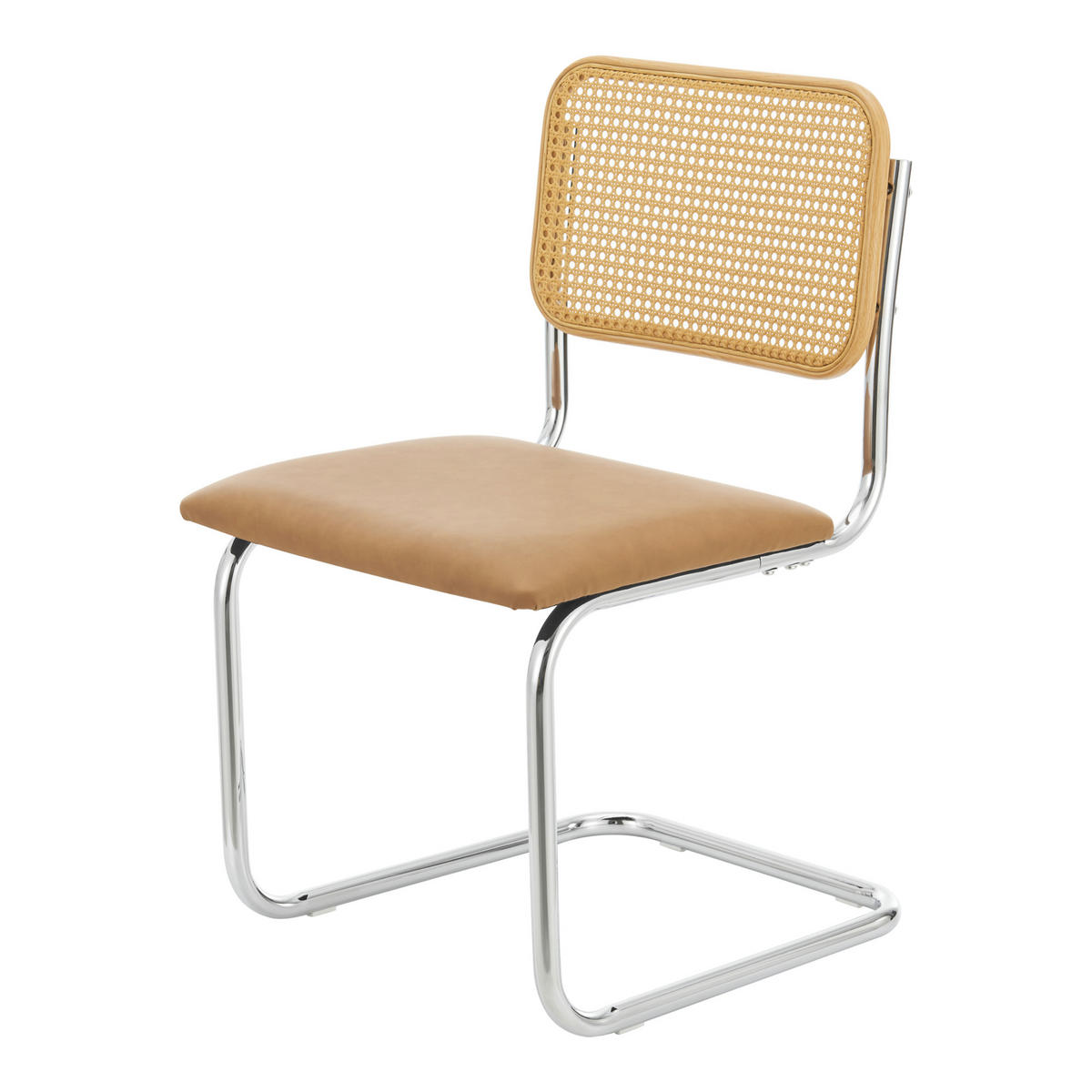 JÍDELNÍ ŽIDLE Gamvik, sada 2 ks - hnědá, kov (50/83/54cm) - [en.casa]