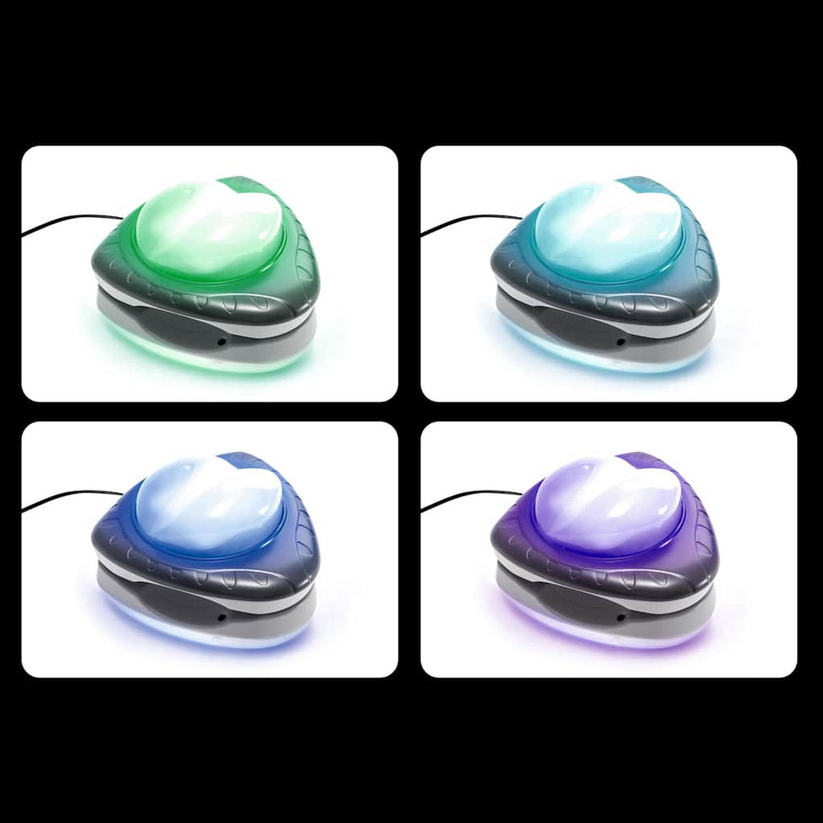 INTEX Led-Pool-Wandleuchte Magnetisch 28698 - Weiß, Kunststoff (20/30cm) - INTEX