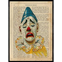 POSTER Clowns A4 Rahmenlos - Klar, Papier (29.7/5/21cm) - Nacnic