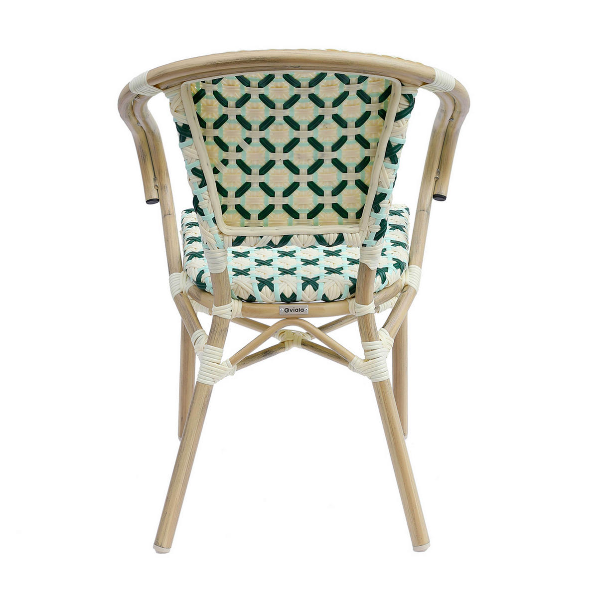 GARTENSTUHL, Grün - Grün, Holz (60/82/57cm) - Oviala