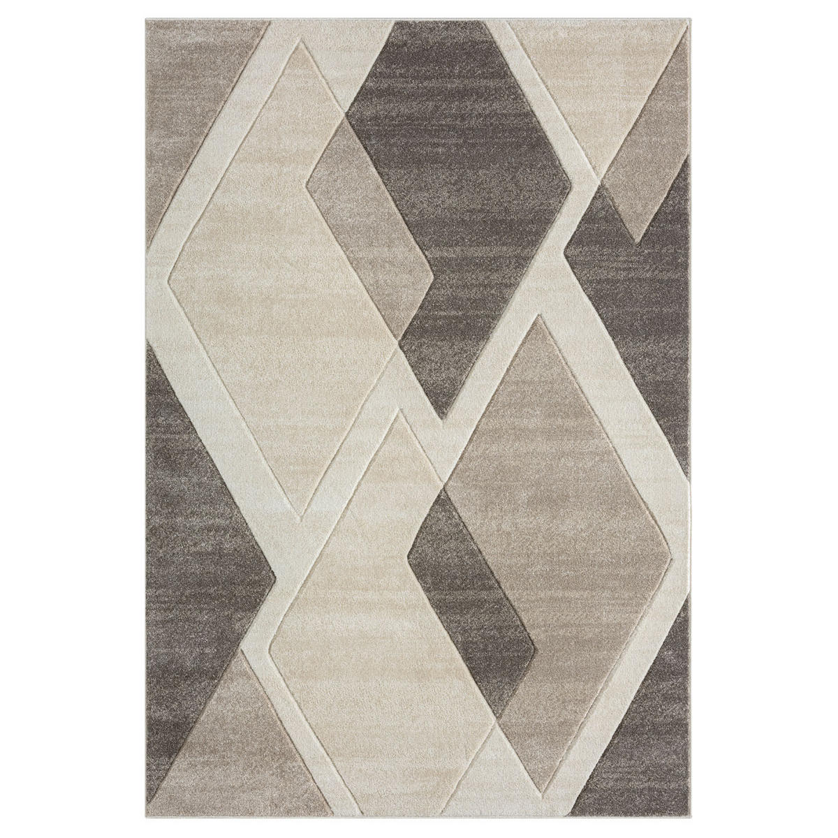 KURZFLOR-TEPPICH Bonito 7167 Braun 160x230 cm - Braun, Textil (160/230cm) - carpet city