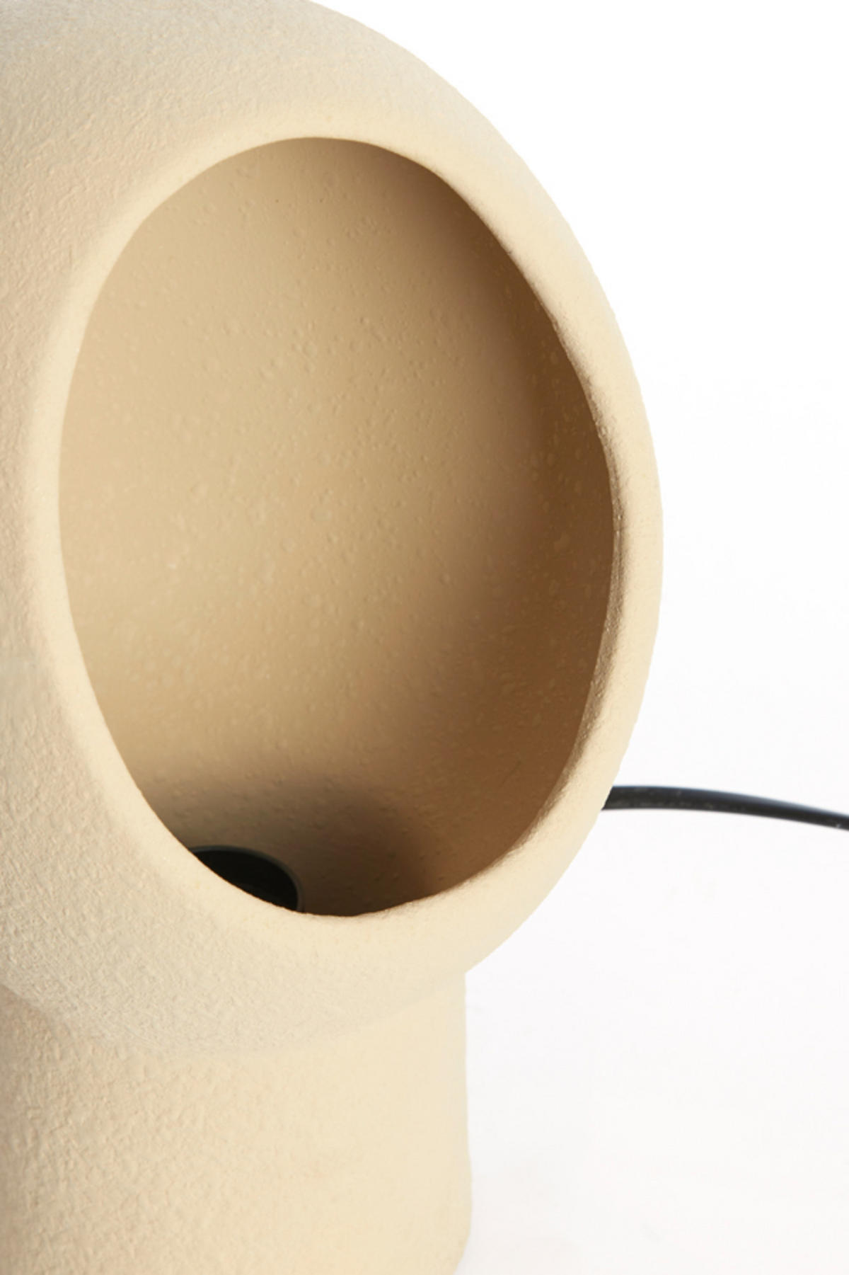 TISCHLAMPE Monk Braun 18,5/17/30 cm - Braun, Keramik (18.5/17/30cm) - Light & Living