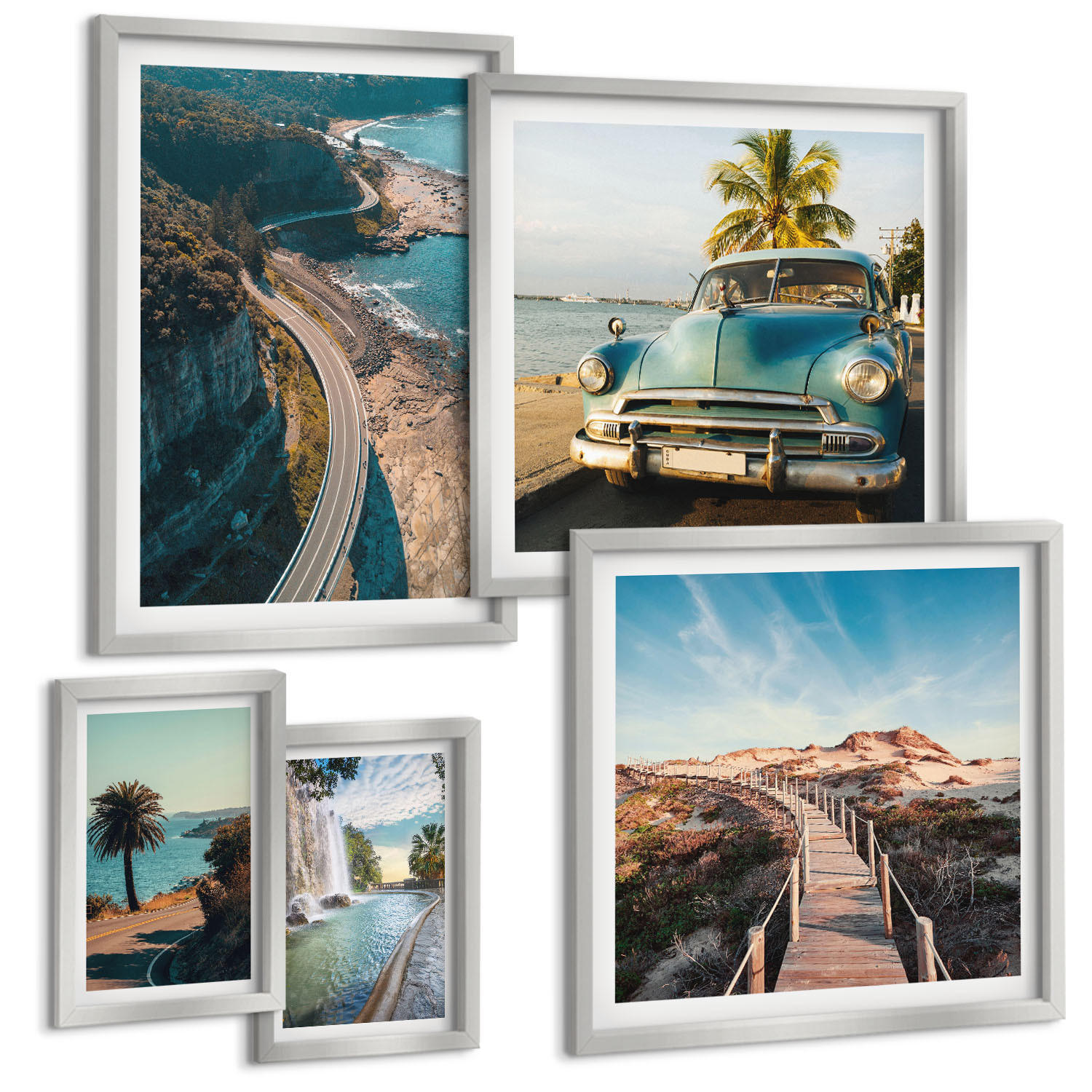 Tulup Bilder Silber 40x60 cm
