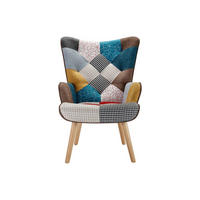 SESSEL mit gerader Rückenlehne - 1 Person - Stoff - Mehrfarbig - - Multicolor, Textil (69/95.5/78cm) - Vente-Unique