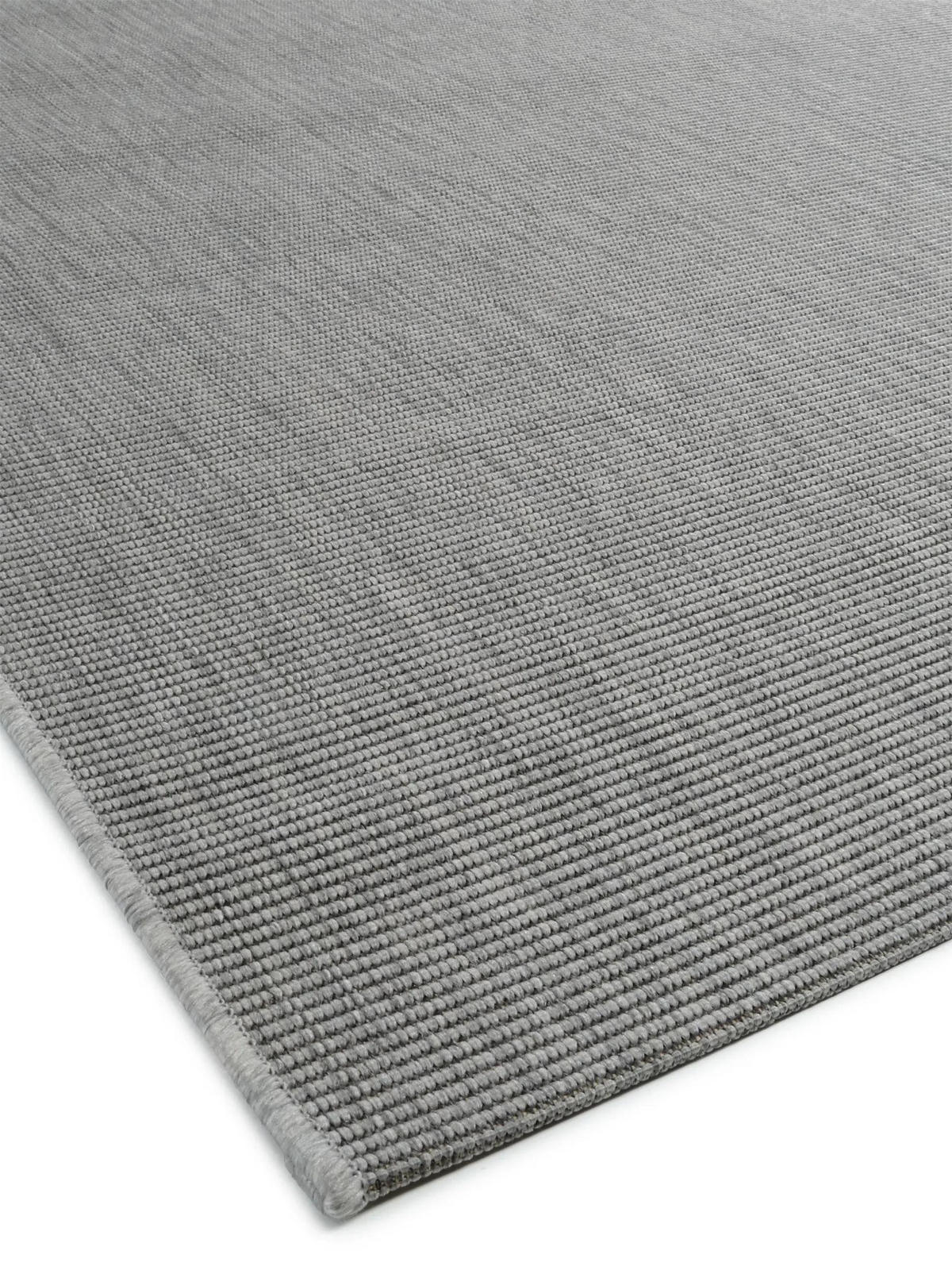 OUTDOORLÄUFER Metro Hellgrau 80x240 cm - Hellgrau, Textil (80/240cm) - benuta Nest