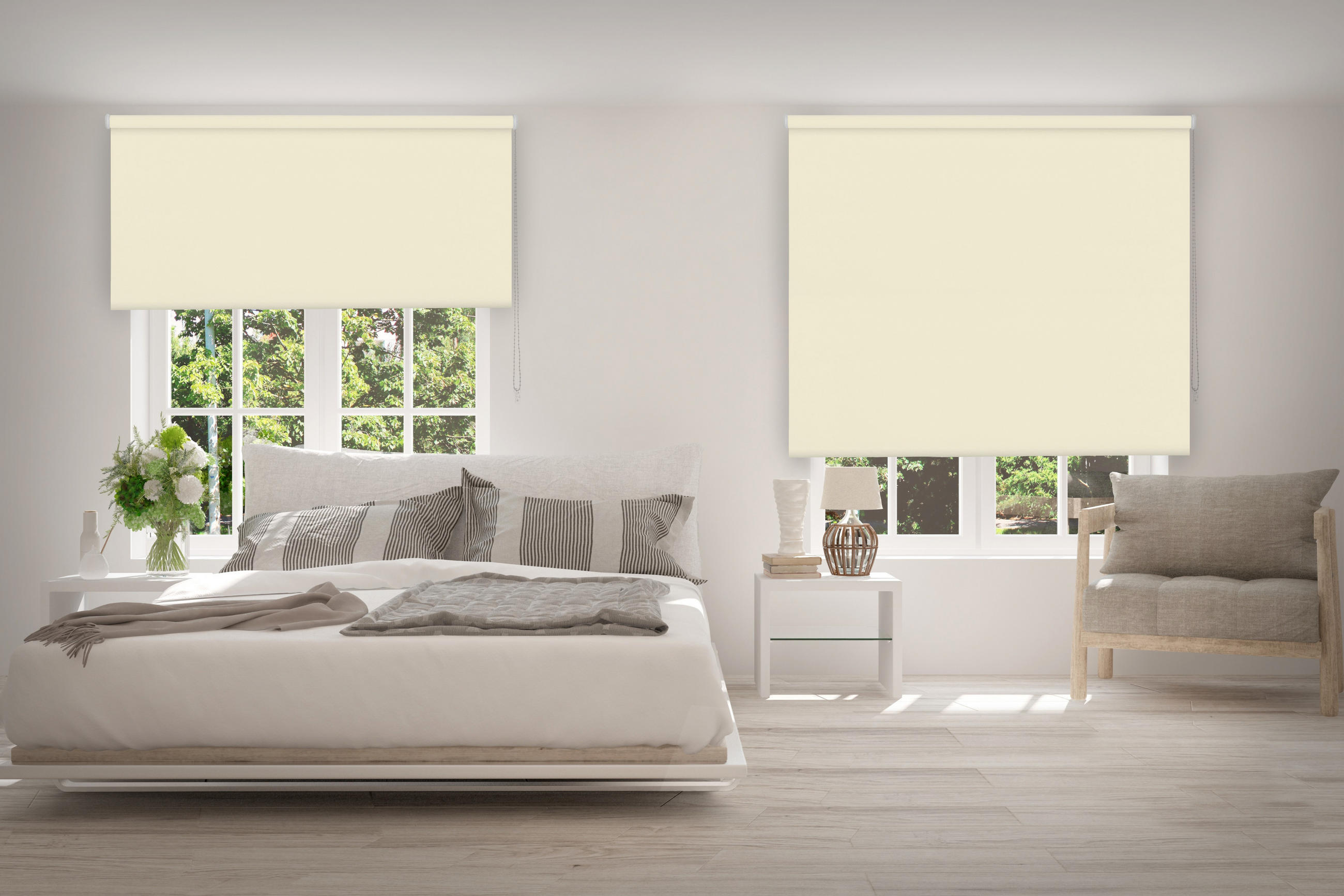 VERDUNKELUNGSROLLO - Beige, Textil (75/250/250cm) - VIEWTEX