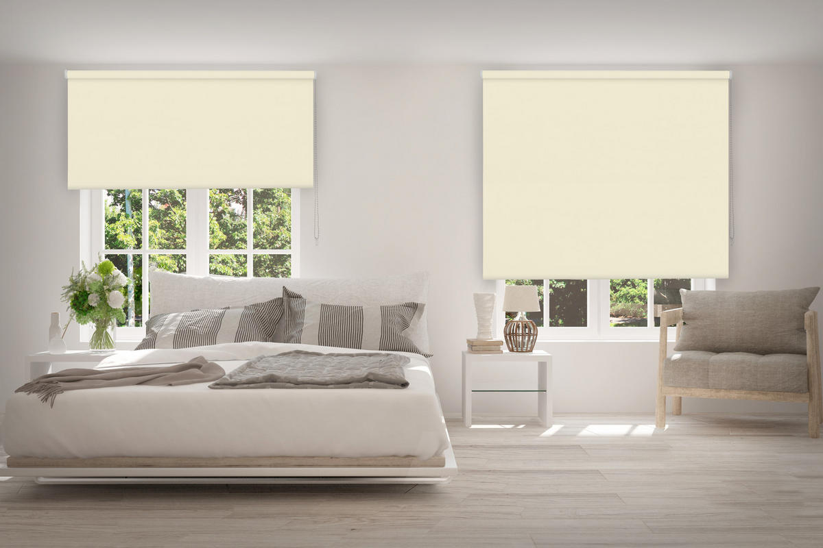 VERDUNKELUNGSROLLO - Beige, Textil (90/250/250cm) - VIEWTEX