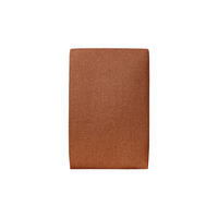 KOPFTEIL gepolstertes – Terrakotta-Bouclé-Stoff - 90 cm - Beige/Terracotta, Holz (90/120/10cm) - Sommeil de Plomb