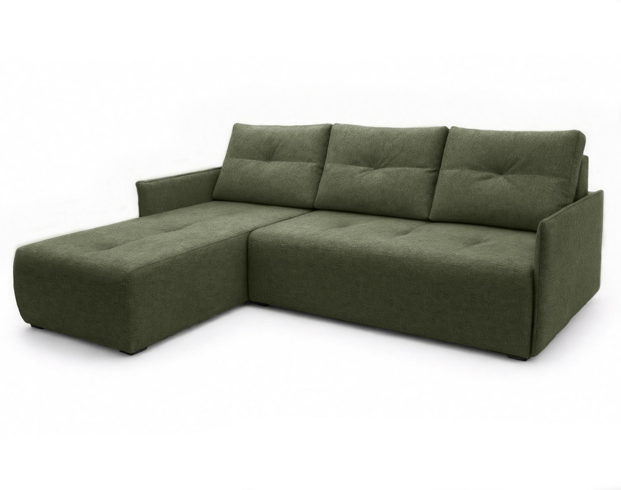 AX Living Ecksofa Grün 212x143 cm