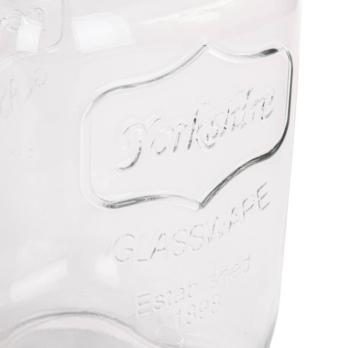 TOPF mit Wasserhahn Transparent 14/19/31,5 cm - Transparent, Glas (8L) - Secret de Gourmet