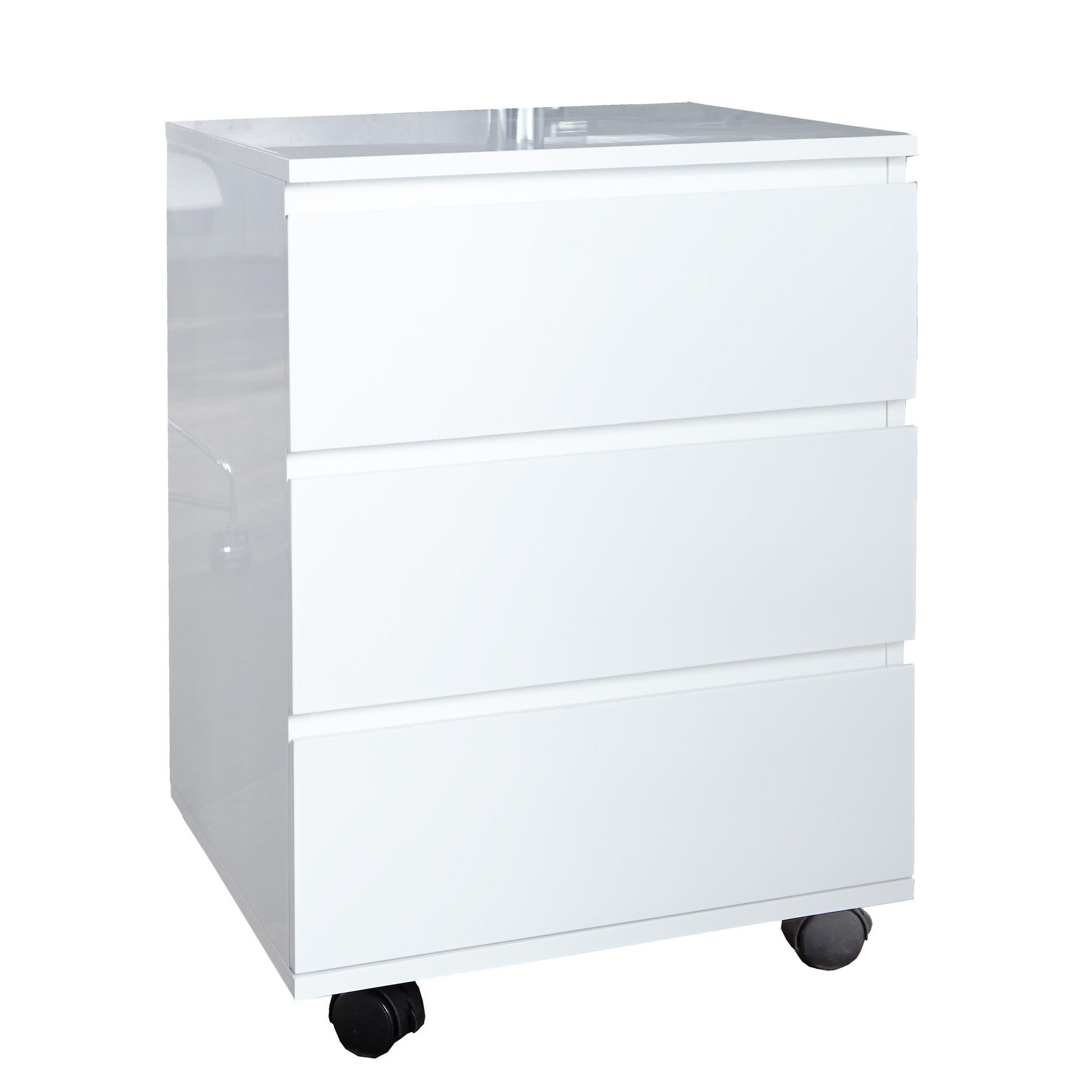 ROLLCONTAINER BIG DEAL Weiß 45 cm - Weiß, Holz (45/63/40cm) - riess-ambiente