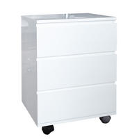 ROLLCONTAINER BIG DEAL Weiß 45 cm - Weiß, Holz (45/63/40cm) - riess-ambiente