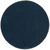 LUXUS HOCHFLOR SHAGGY TEPPICH VELVET RUND - Dunkelblau, Textil (100/100cm) - Snapstyle