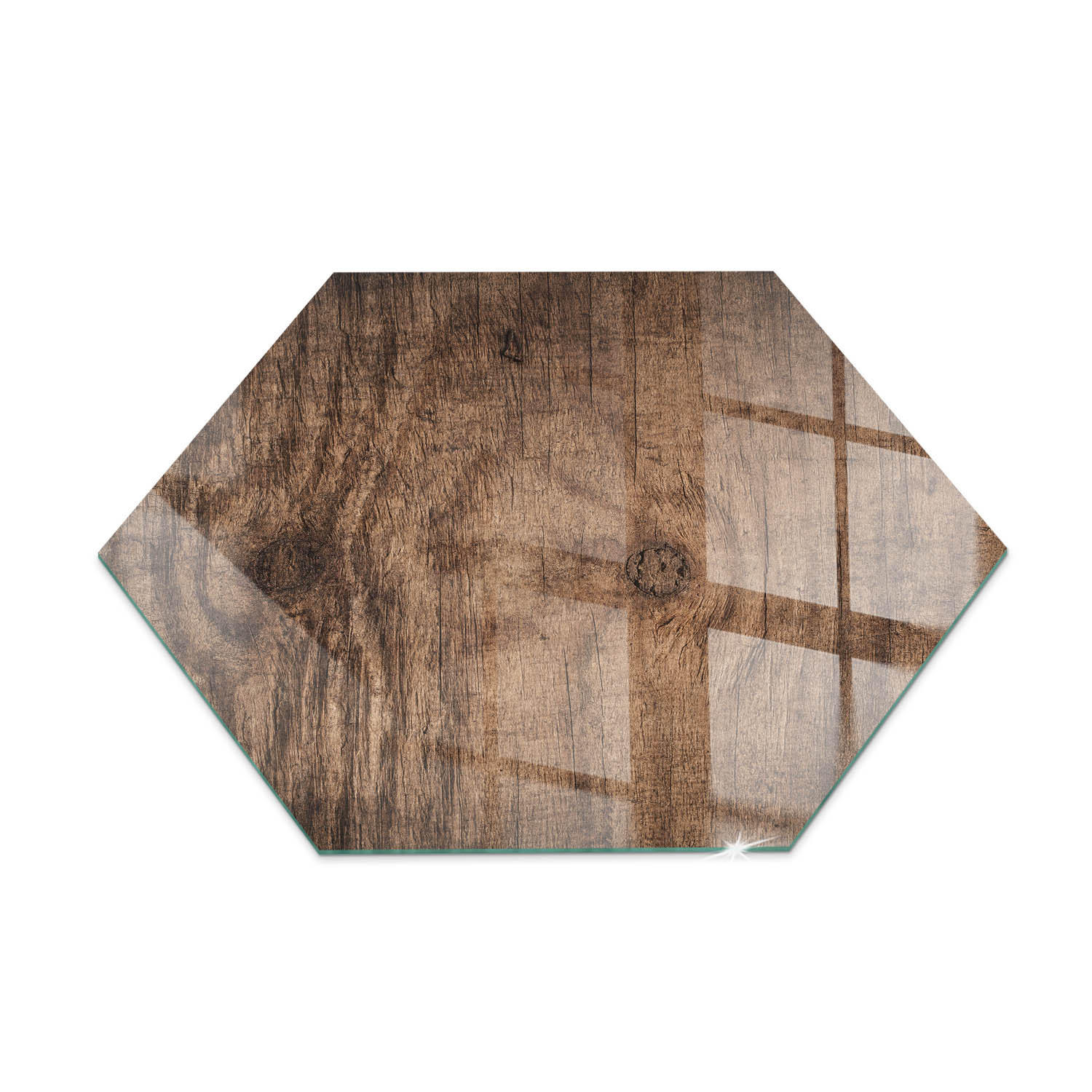 GLASPLATTE für Kamin h40 cm Braun - Braun, Glas (40/40/0.4cm) - ArtPrintCave