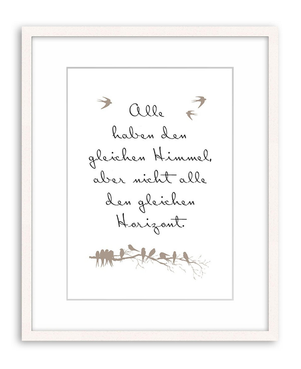 POSTER DIN A4 21x29,7 cm Spruch Toleranz - Beige, Papier (21/29.7/2cm) - artissimo
