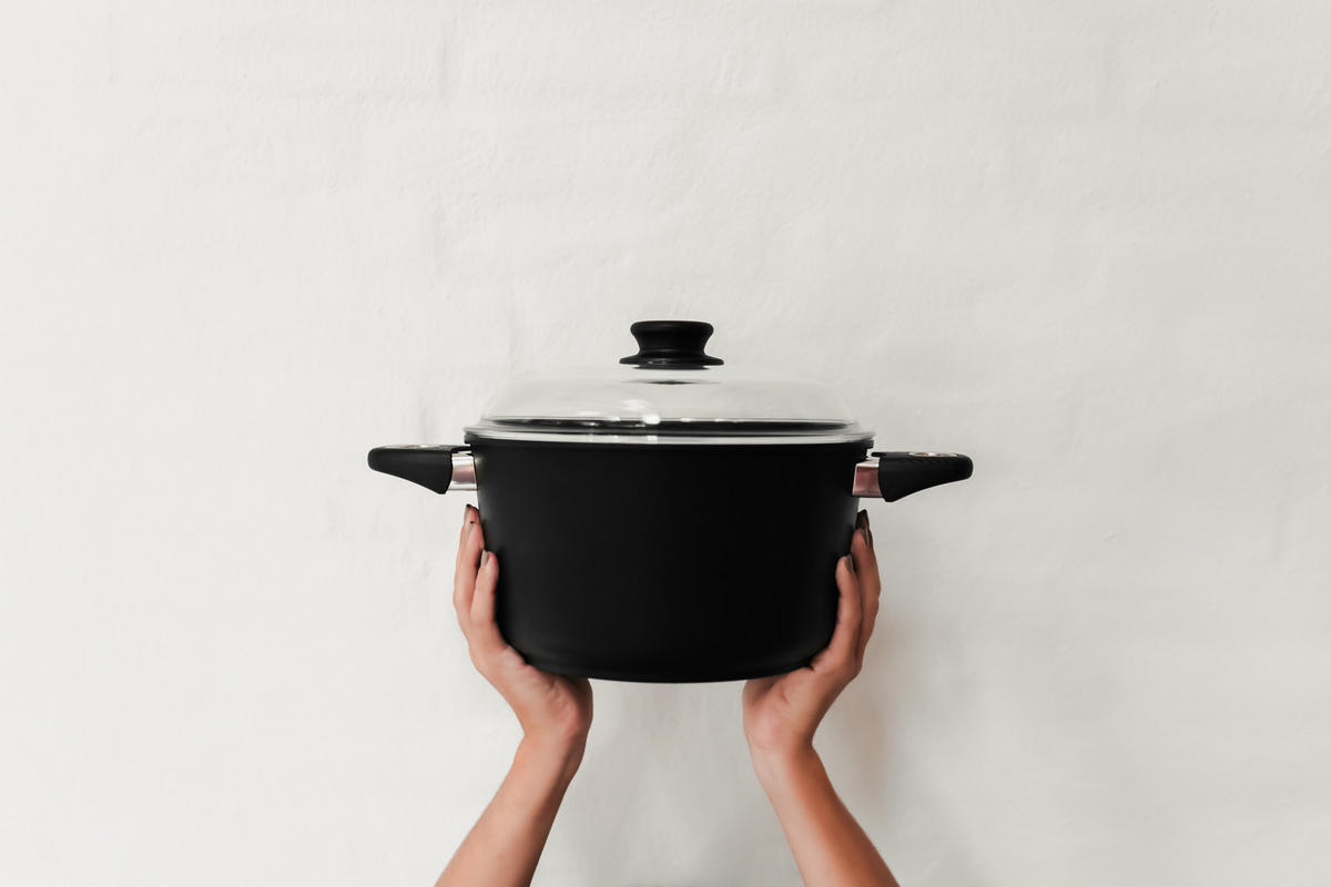 KOCHTOPF Ø24CM - Schwarz, Kunststoff/Metall (24cm) - Gastrolux