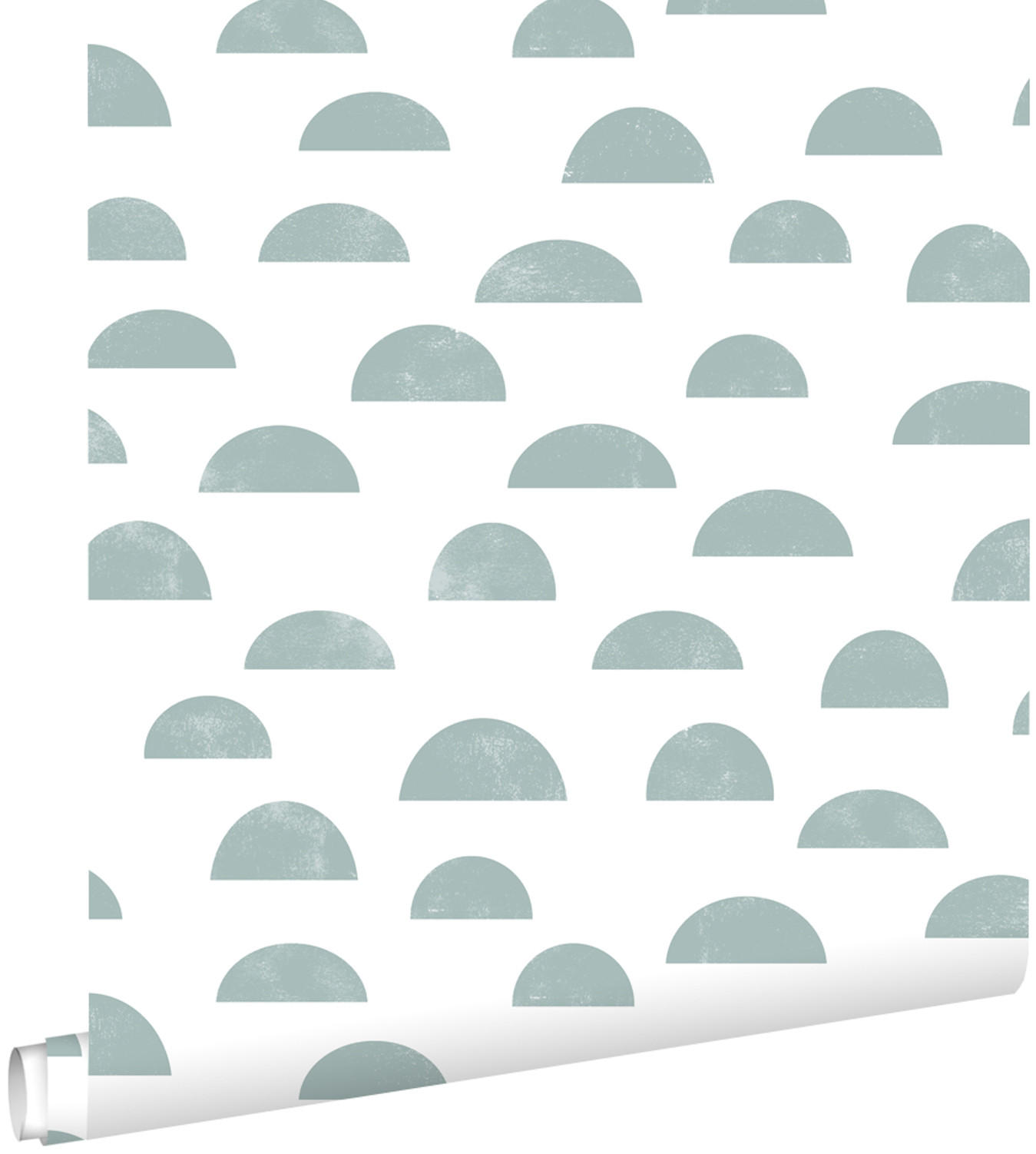 TAPETE grafisches Motiv 53 cm x 10.05 m - Blau, Papier (53/0.1cm) - ESTAhome