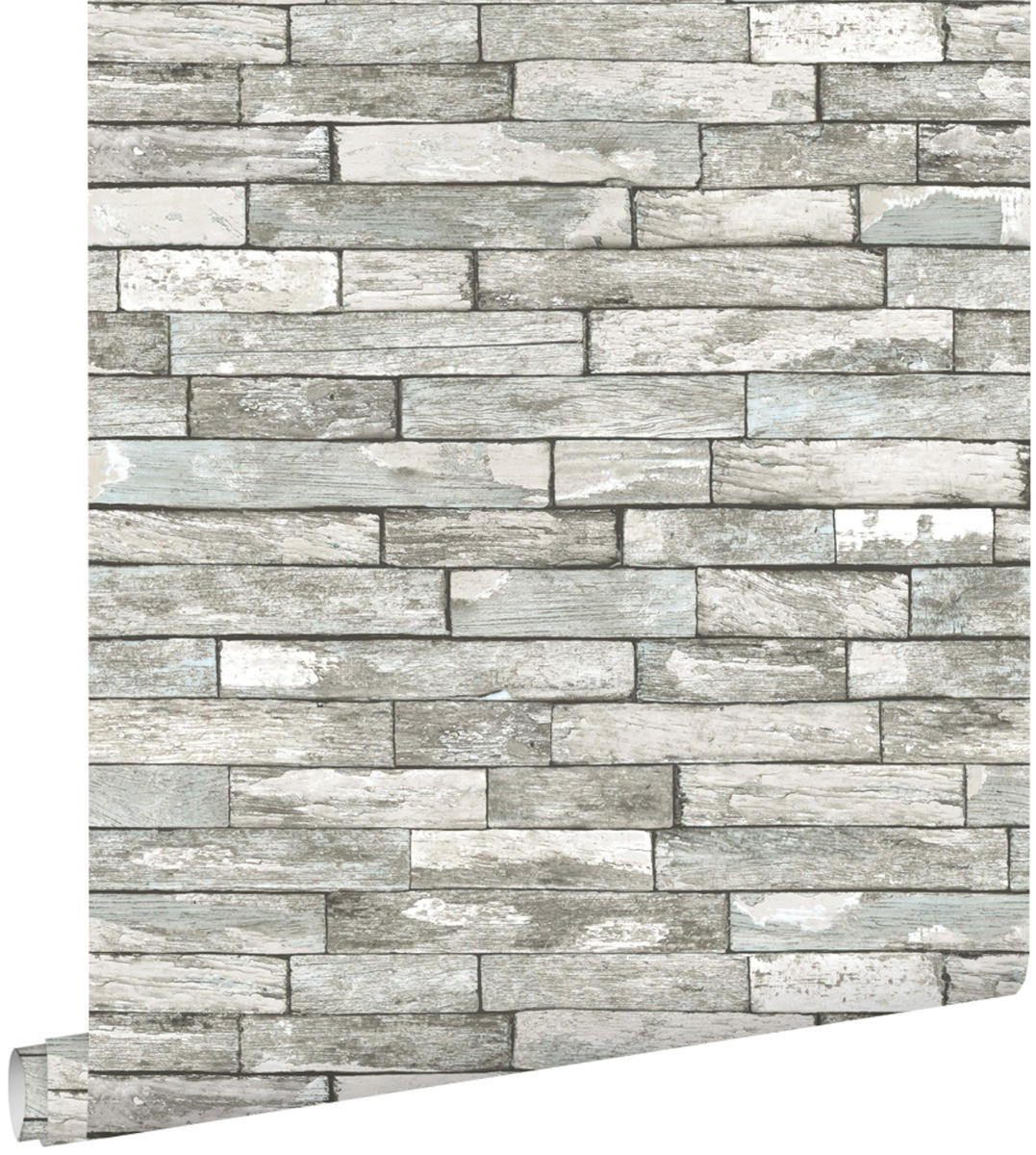 TAPETE Holz-Motiv 53 cm x 10.05 m - Grau, Papier (53/1000cm) - ESTAhome