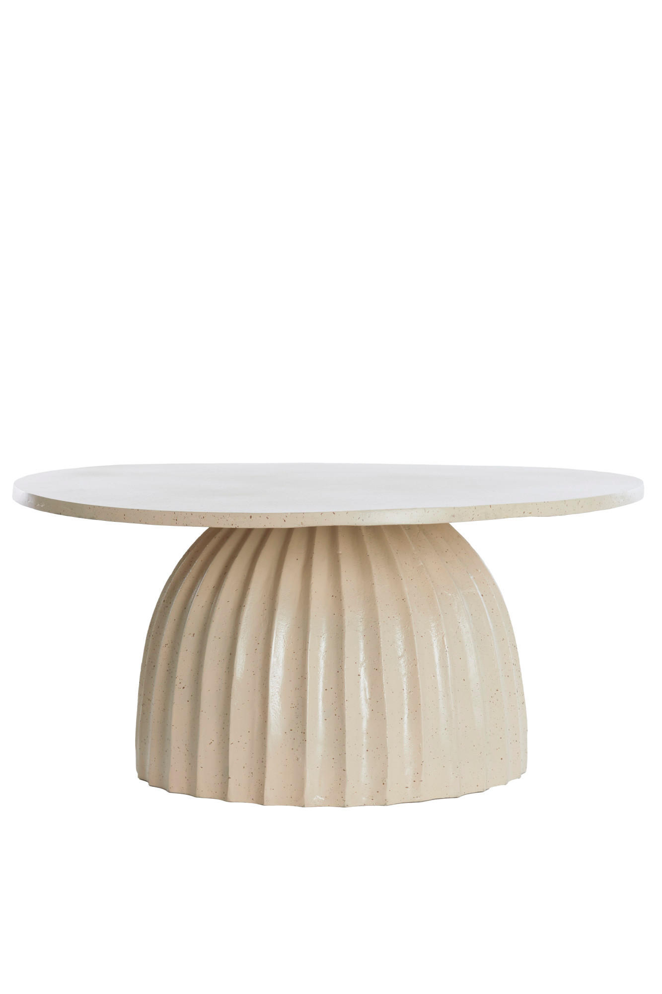 BEISTELLTISCH Veglia Braun Ø70/33,5 cm - Braun, Metall (70/70/33.5cm) - Light & Living